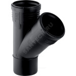 Тройник PP-MD бесшумный Silent-PP Дн 110х50х45гр б/нап в/к Geberit 390.532.14.1