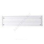 Радиатор трубчатый QUADRUM 30 H 1-1250 без т/клапана с нижней подводкой прав ВР G 1/2" 1-трубный RAL1T104S9016 (Белый МУАР) КЗТО