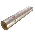 Цилиндр вырезной минеральная вата ROCKWOOL 80 кашированный армированной фольгой ROCKWOOL