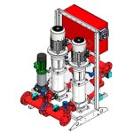 Установка повышения давления 2NKV 15/6 T400/50 5,5 FF DRU DNA100 DAB 60192711